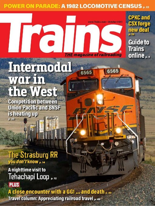 Title details for Trains by Kalmbach Publishing Co. - Magazines - Available